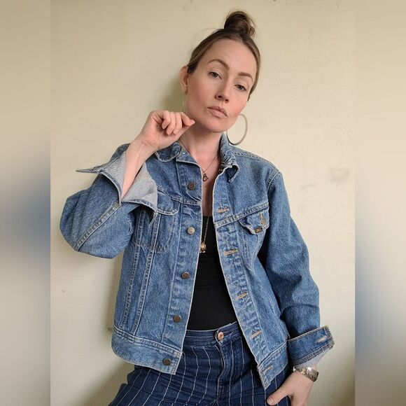 The Diane Vintage 70s LEE Denim Jacket M-L - Picture 1 of 9